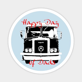 Father's Day 1970s classic lorry Atkinson Day of Dads Magnet